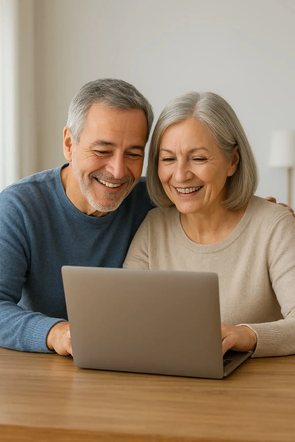 Couple réservant une location longue durée au Mexique