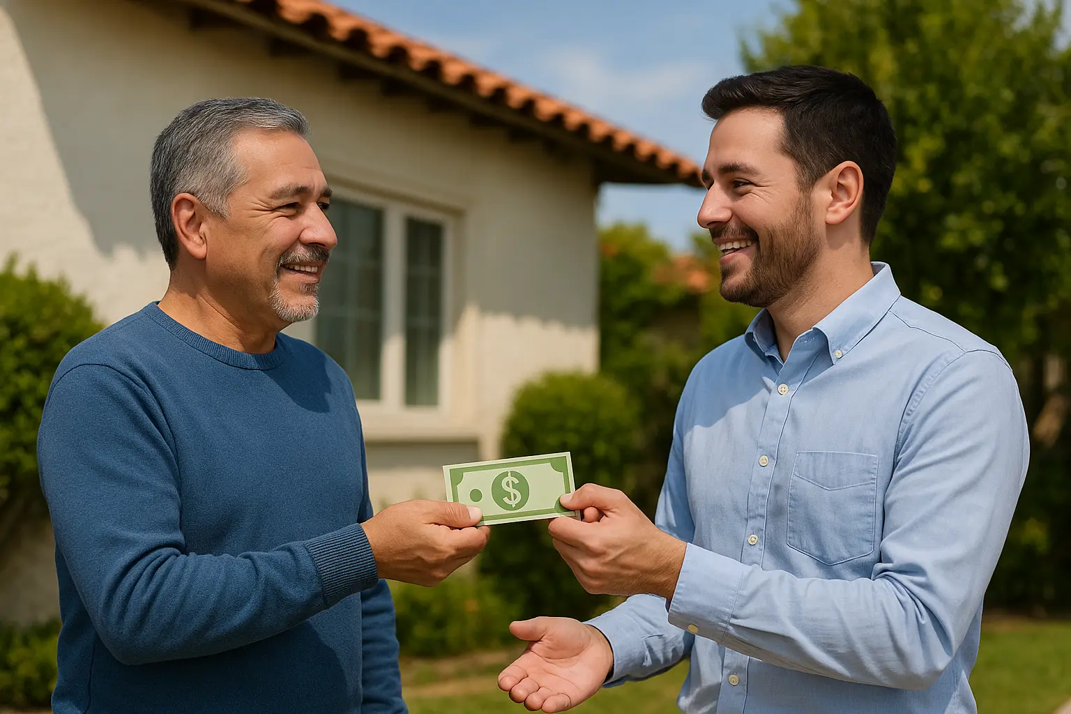Locataire effectuant un paiement sécurisé